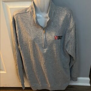 Tractor Supply Co. Gray Zip-Up Sweater